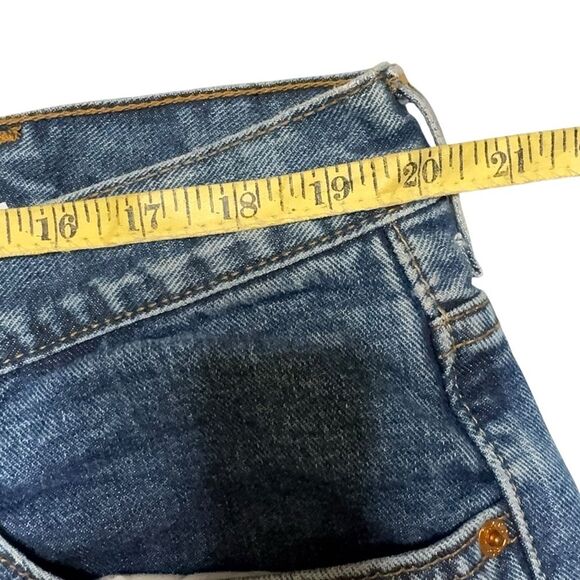 Levi's 550 Men's Flannel Lined Relaxed Fit Blue Denim Straight Leg Jeans 40 x 30 - Picture 8 of 10